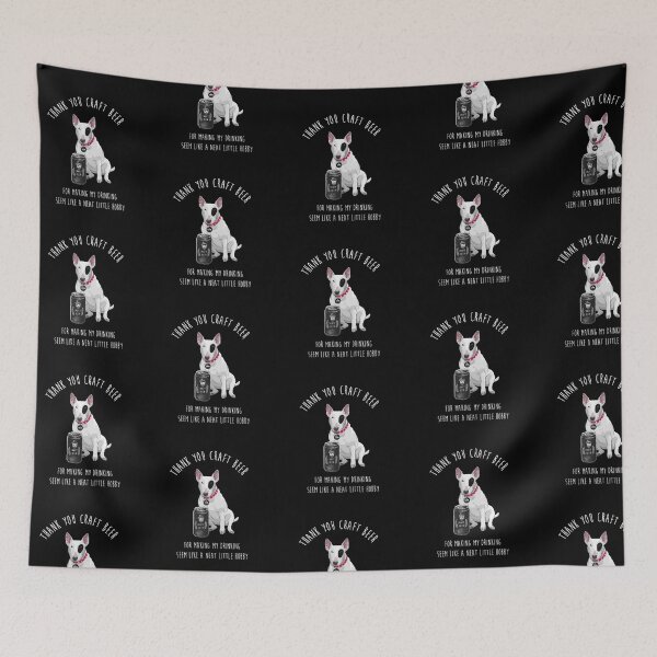 Item preview, Craft Beer Bull Terrier designed and sold by Monkez.