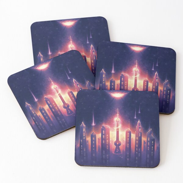 Item preview, Nebula City designed and sold by BethsdaleArt.