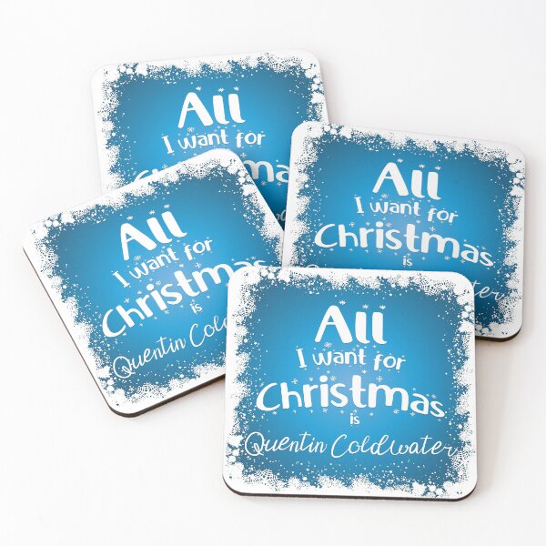 Item preview, All I want for Christmas is Quentin Coldwater designed and sold by BunnyMomMtl.