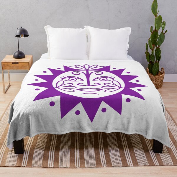 Item preview, Original Mystic Flower Sun Design (purple) designed and sold by wariana.
