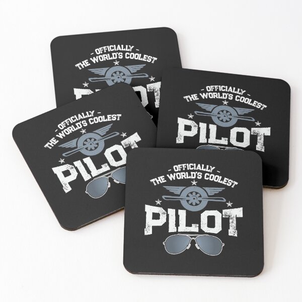 Item preview, Officially The World's Coolest Pilot International Civil Aviation Day Flight Gift designed and sold by Dressed For  Duty.