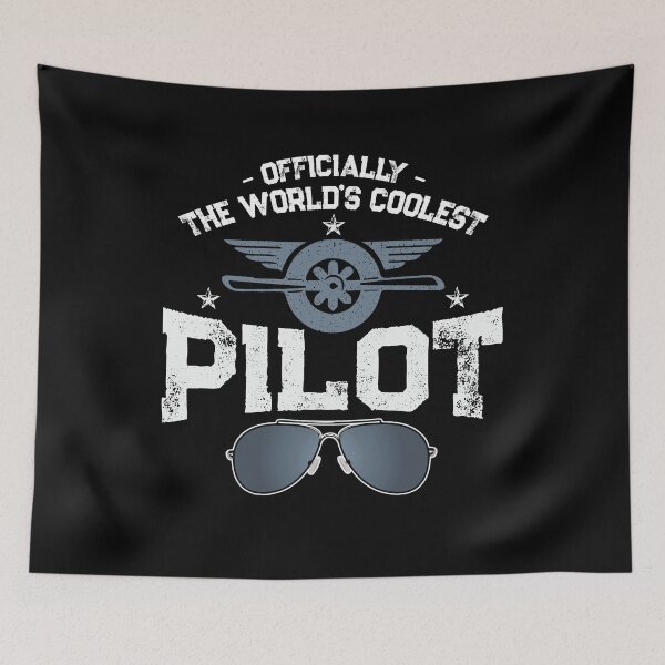 Item preview, Officially The World's Coolest Pilot International Civil Aviation Day Flight Gift designed and sold by Dressed For  Duty.