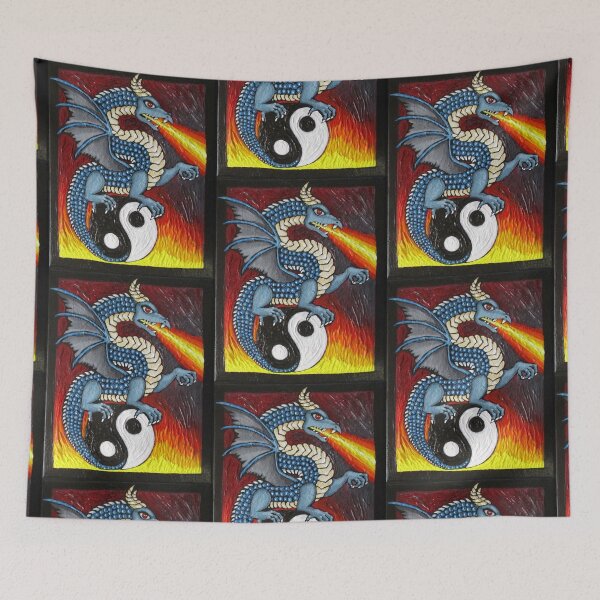 Item preview, dragon with yin yang painting 11/13/19 designed and sold by Shellaqua.