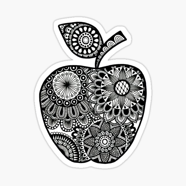 Apple Zentangle Merch & Gifts for Sale | Redbubble