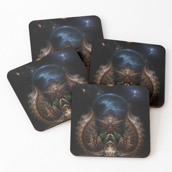 Item preview, The Threllan Lions Fractal Art Portrait designed and sold by Xzendor7 Digital Art Creations.