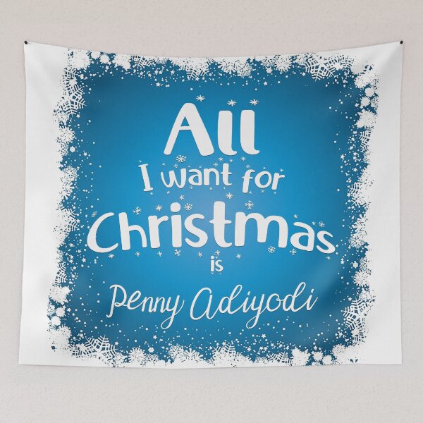 Item preview, All I want for Christmas is Penny Adiyodi designed and sold by BunnyMomMtl.