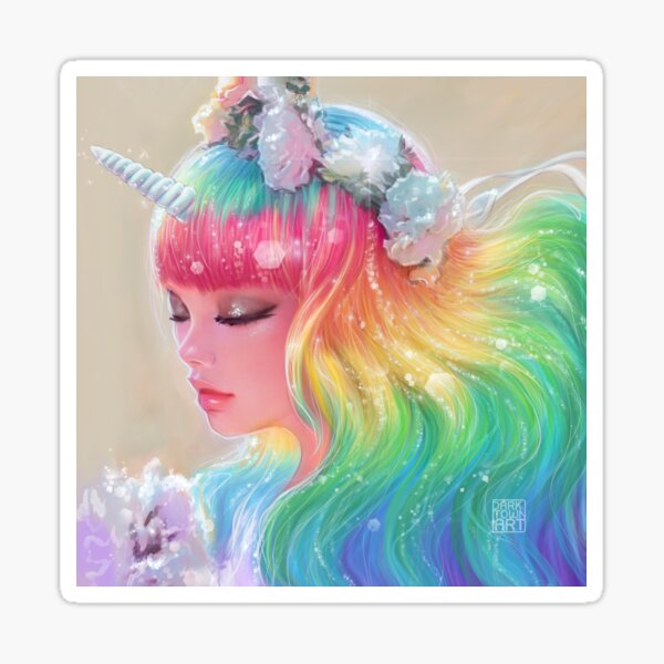 Rainbow Unicorn Sticker