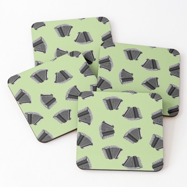 Item preview, Button accordion on green designed and sold by kobyakov.
