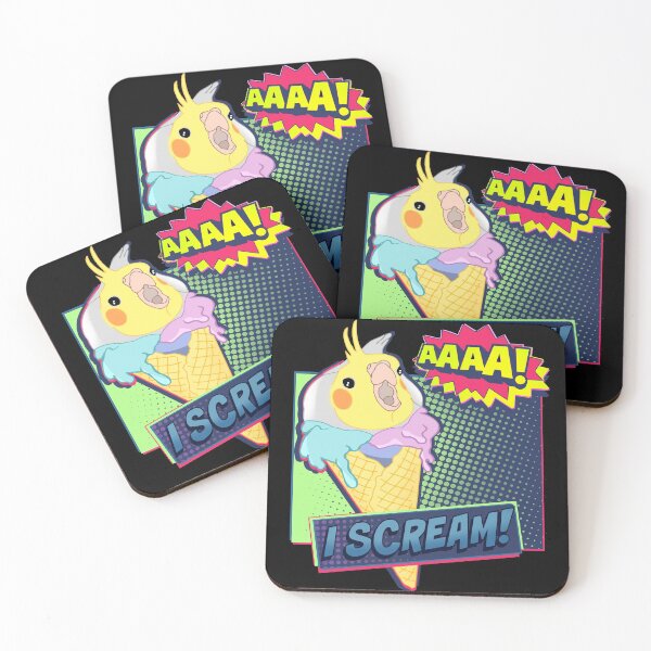 Item preview,  Ice Cream I scream Cockatiel Comic designed and sold by FandomizedRose.