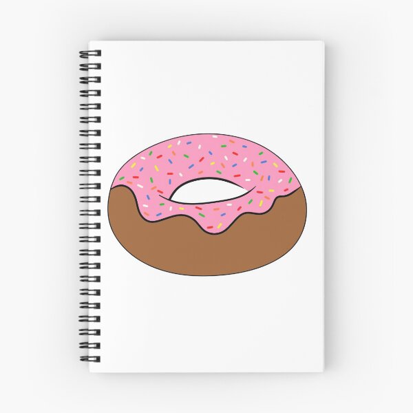Item preview, Cute Pink Doughnut drawing designed and sold by FrizbeeEyes.
