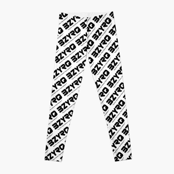 BZYRQ Logo (Black on White) Leggings