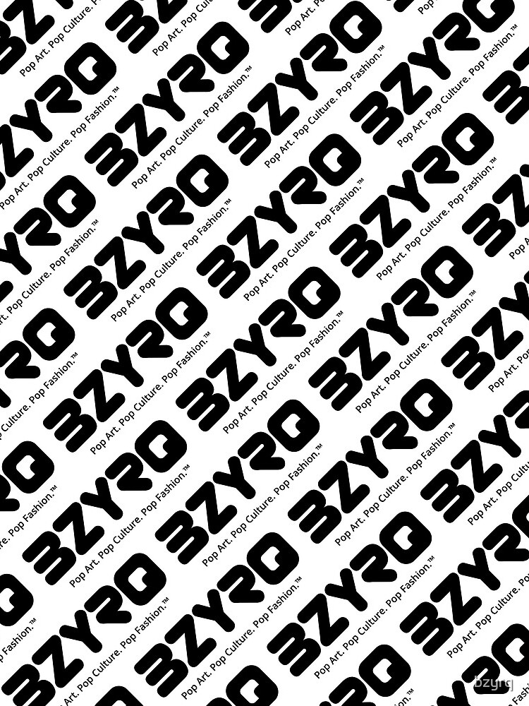BZYRQ Logo (Black on White) by bzyrq