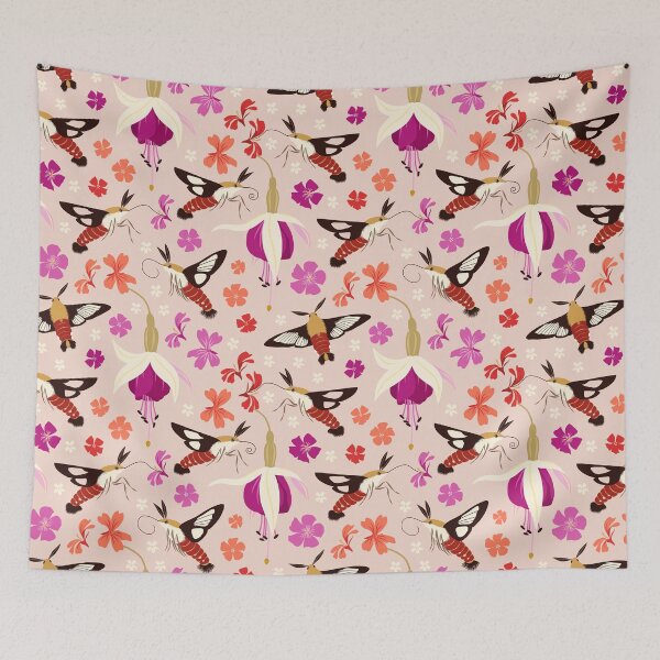 Item preview, Hummingbird Moths designed and sold by nadyanadya.