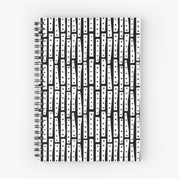 Item preview, Abstract Strips Vertical Pattern 101119 - White on Black designed and sold by Artberry.