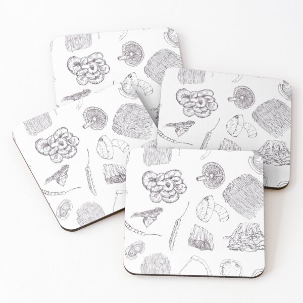 Item preview, Medicinal Mushrooms | Illustration designed and sold by Kellie Slobodzian.