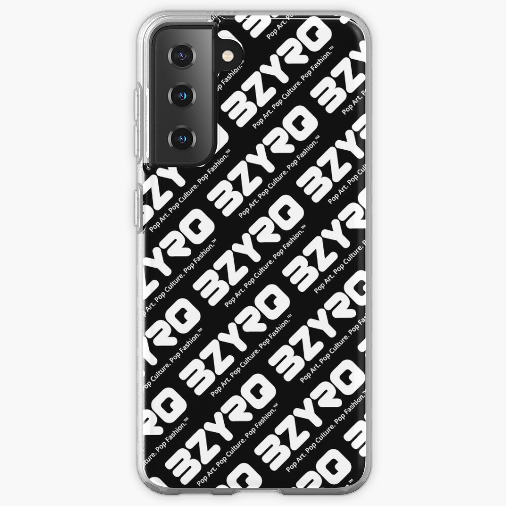 BZYRQ Logo (White on Black) Samsung Galaxy Phone Case
