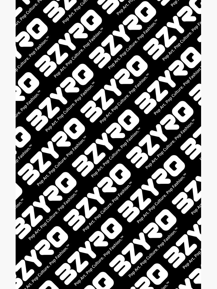 BZYRQ Logo (White on Black) by bzyrq