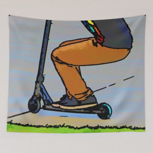 Item preview, Scooter Cruiser - Stunt Scooter Trick designed and sold by NaturePrints.
