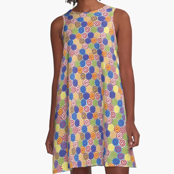Hard Candies (Pattern) A-Line Dress