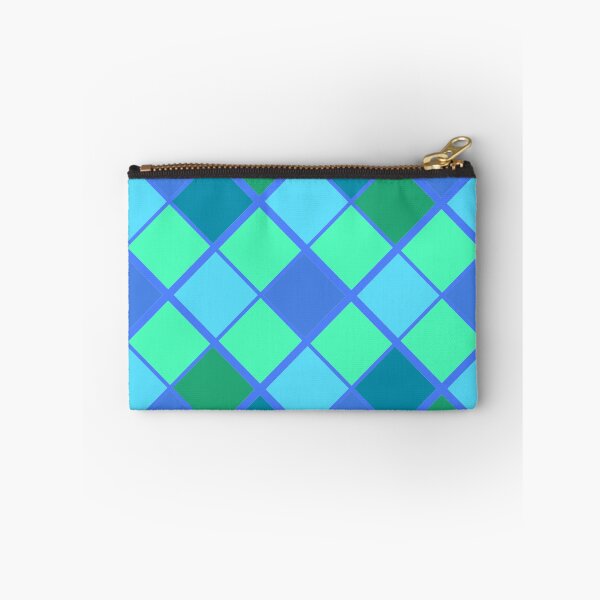Item preview, Latticed Blue and Green Diamond Pattern  designed and sold by ALifeSavored.