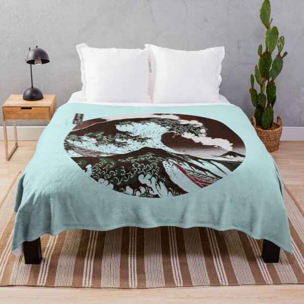Item preview, La gran ola de Kanagawa Monte Fuji en erupción designed and sold by anthonylonder.