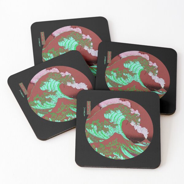 Item preview, The Great Wave Off Kanagawa Mount Fuji Erupting designed and sold by anthonylonder.