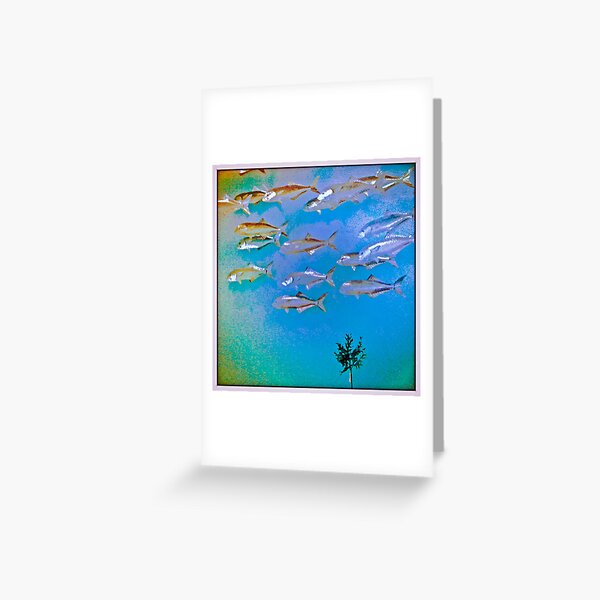 Flight of Fish Greeting Card