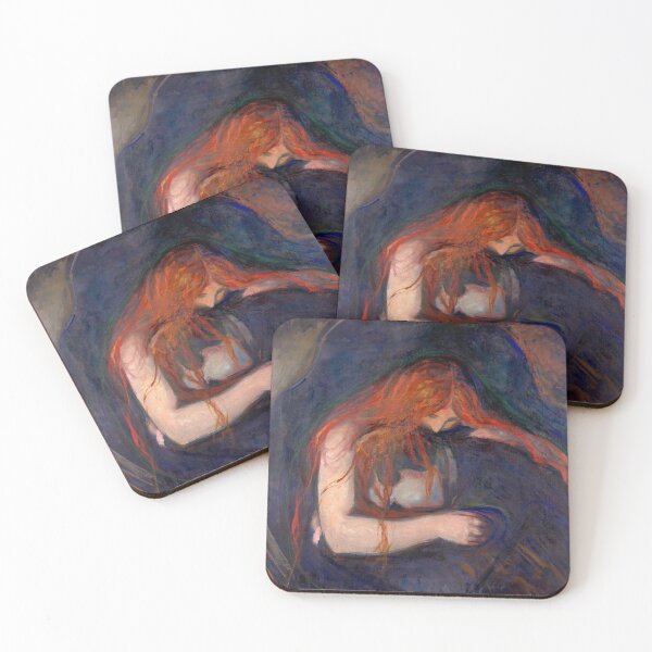 Item preview, Vampire by Edvard Munch (1895) designed and sold by allhistory.