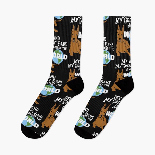 Item preview, Me and My Great Dane Against the World designed and sold by GrownFolkMotto.