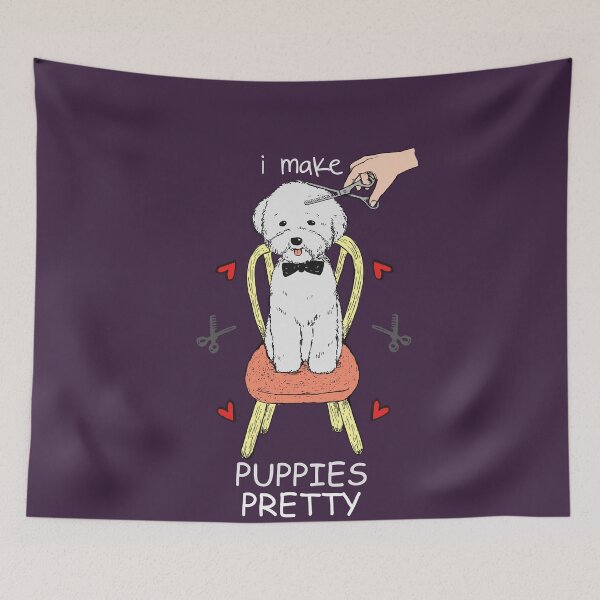 Item preview, Funny Dog Groomer Gift Art designed and sold by MrEddie10.