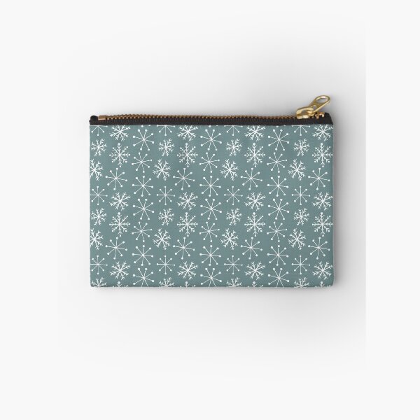 Item preview, Blue Green Snowflake Patterned Christmas Xmas Print designed and sold by ChuckleStation.