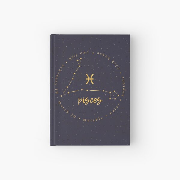 Pisces Hardcover Journal