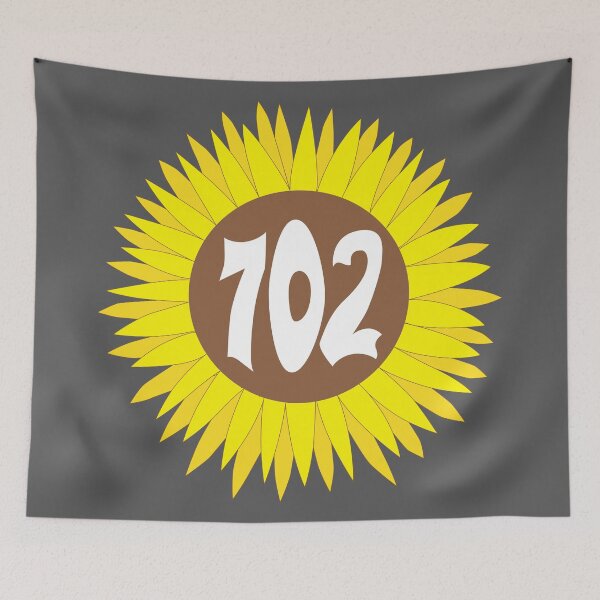 Item preview, Hand Drawn Nevada Sunflower 702 Area Code designed and sold by itsrturn.
