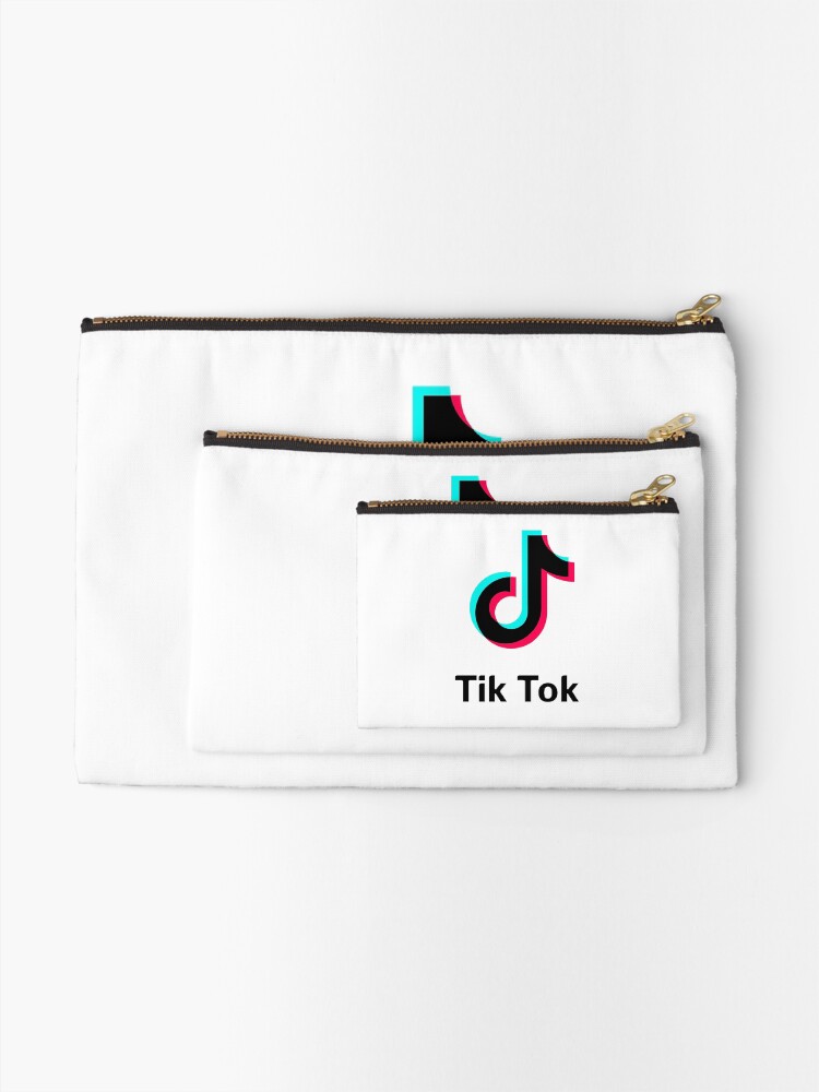 Alternate view of Copy of Best Seller Tik Tok Logo Zipper Pouch