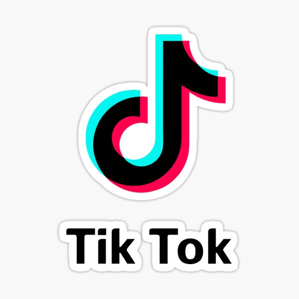 Tik Tok Logo Stickers Redbubble - roblox logo pastel colors