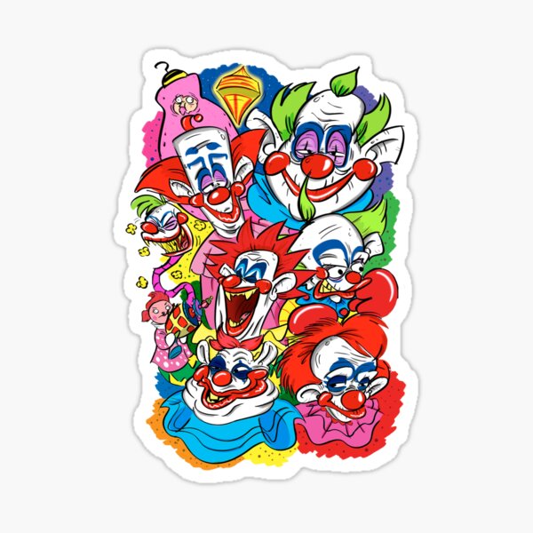 Killer Klowns From Outer Space Stickers Redbubble