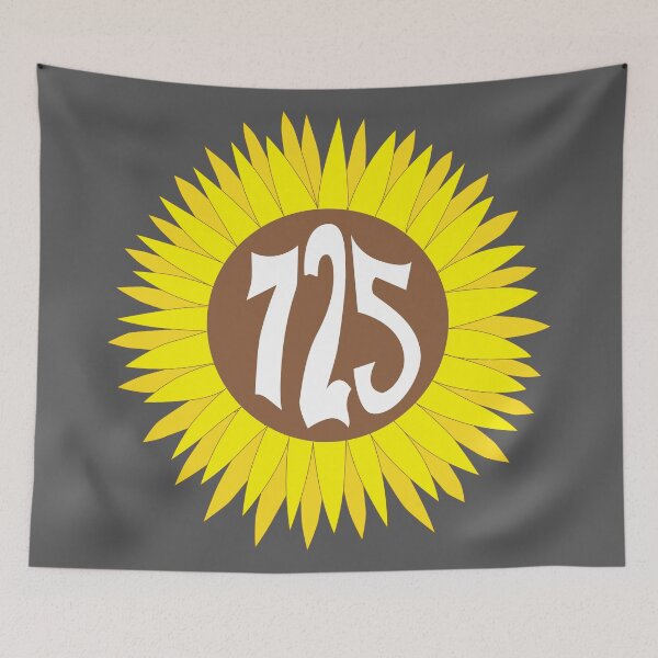 Item preview, Hand Drawn Nevada Sunflower 725 Area Code designed and sold by itsrturn.