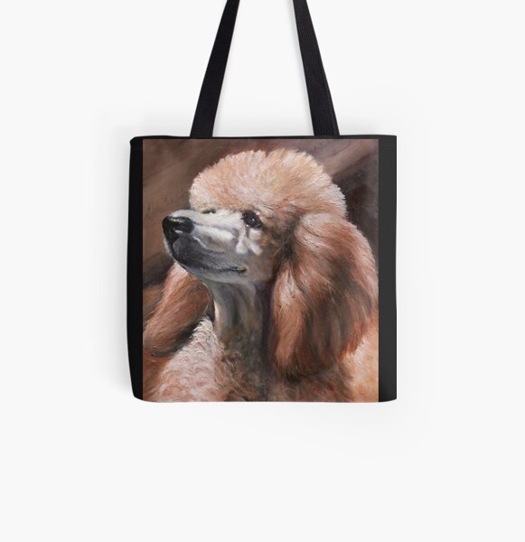Christina Standard Poodle All Over Print Tote Bag