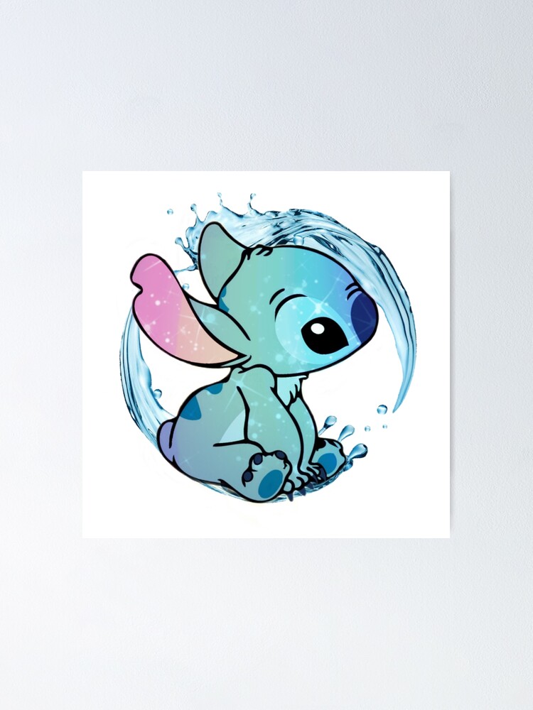 Trends International Disney Lilo and Stitch - Sitting Wall Poster, 22.37 x  34.00, Unframed Version: Posters & Prints, stitch disney 