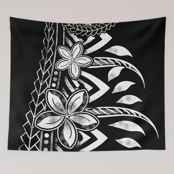 Item preview, Vintage Samoan Distressed Black Tribal designed and sold by sunnthreads.