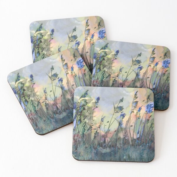 Item preview, Stormy day - green and blue designed and sold by Ksenia Annis.