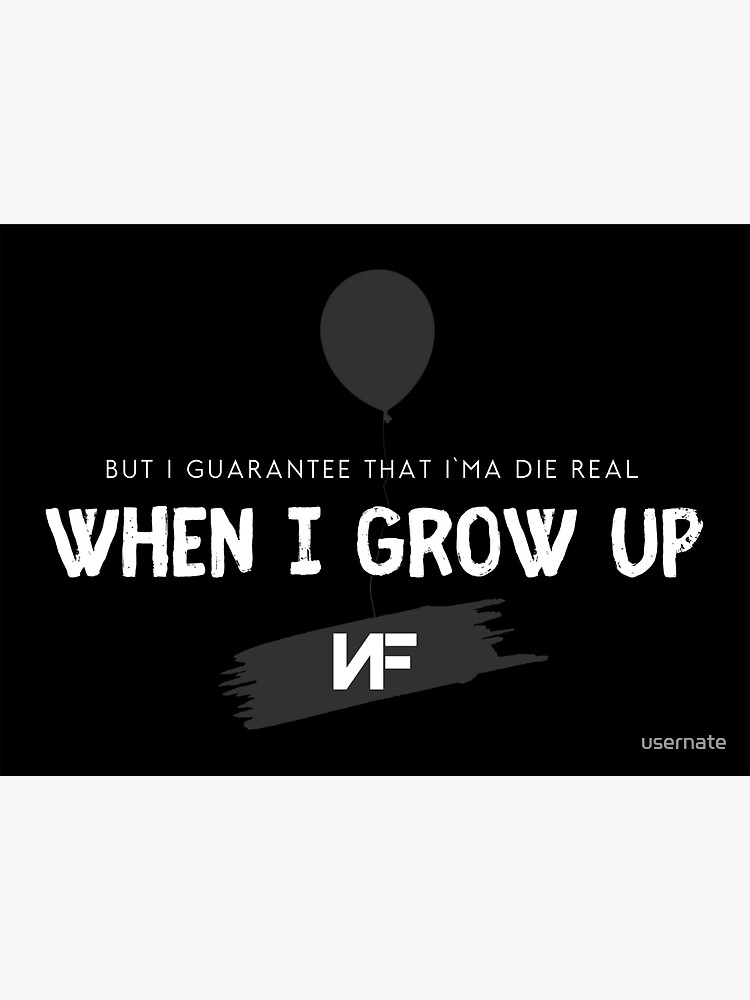 "When I Grow Up" Sticker by usernate Redbubble