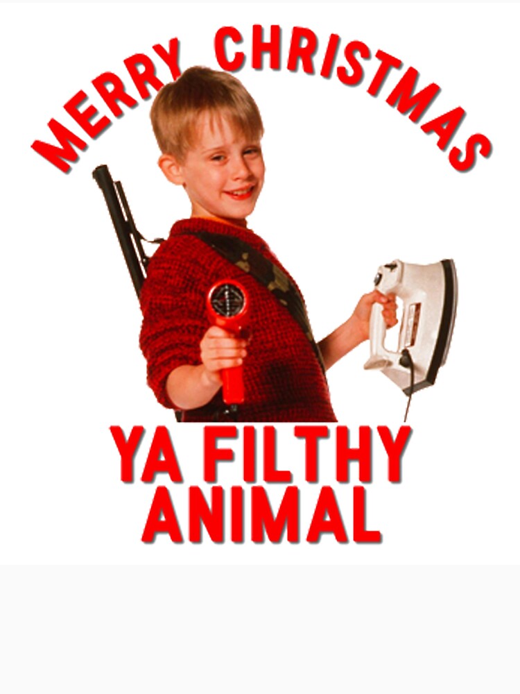 Discover Merry Christmas Ya Filthy Animal Classic T-Shirts