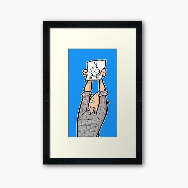 Schisslaweng - Die Meinung Gerahmter Kunstdruck