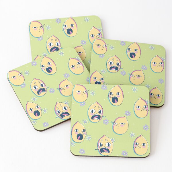 Earl of Lemongrab (Adventure Time) Coasters (Set of 4)
