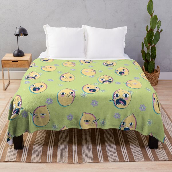 Earl of Lemongrab (Adventure Time) Throw Blanket