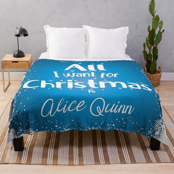 Item preview, All I want for Christmas is Alice Quinn designed and sold by BunnyMomMtl.