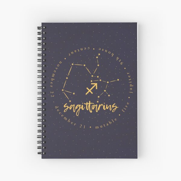 Sagittarius Spiral Notebook
