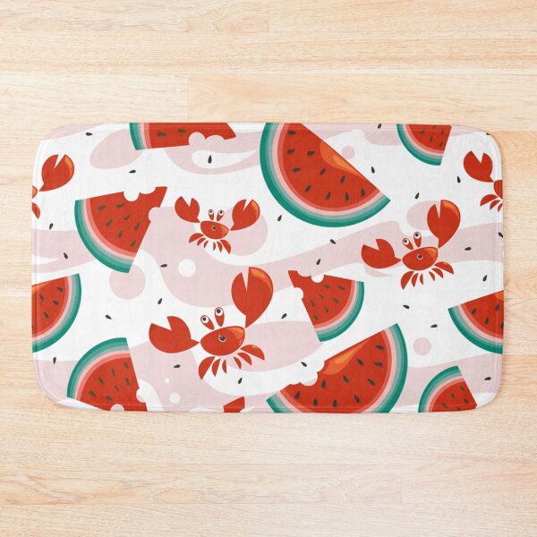 Item preview, Crab Watermelon Ocean Sea Summer August Seeds Cute Design Pattern designed and sold by Draculaura2009.