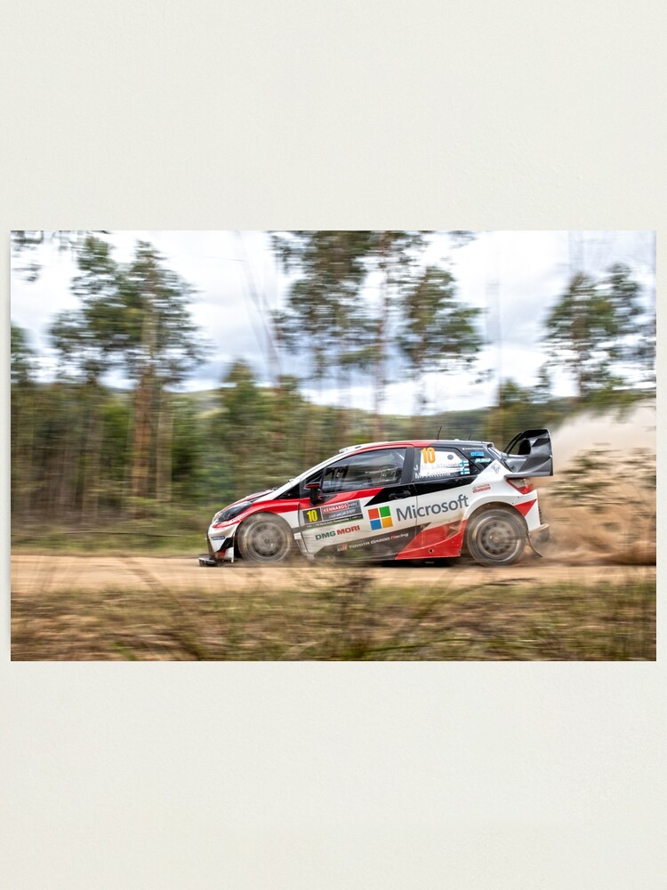 Alternate view of Panning Yaris Photographic Print